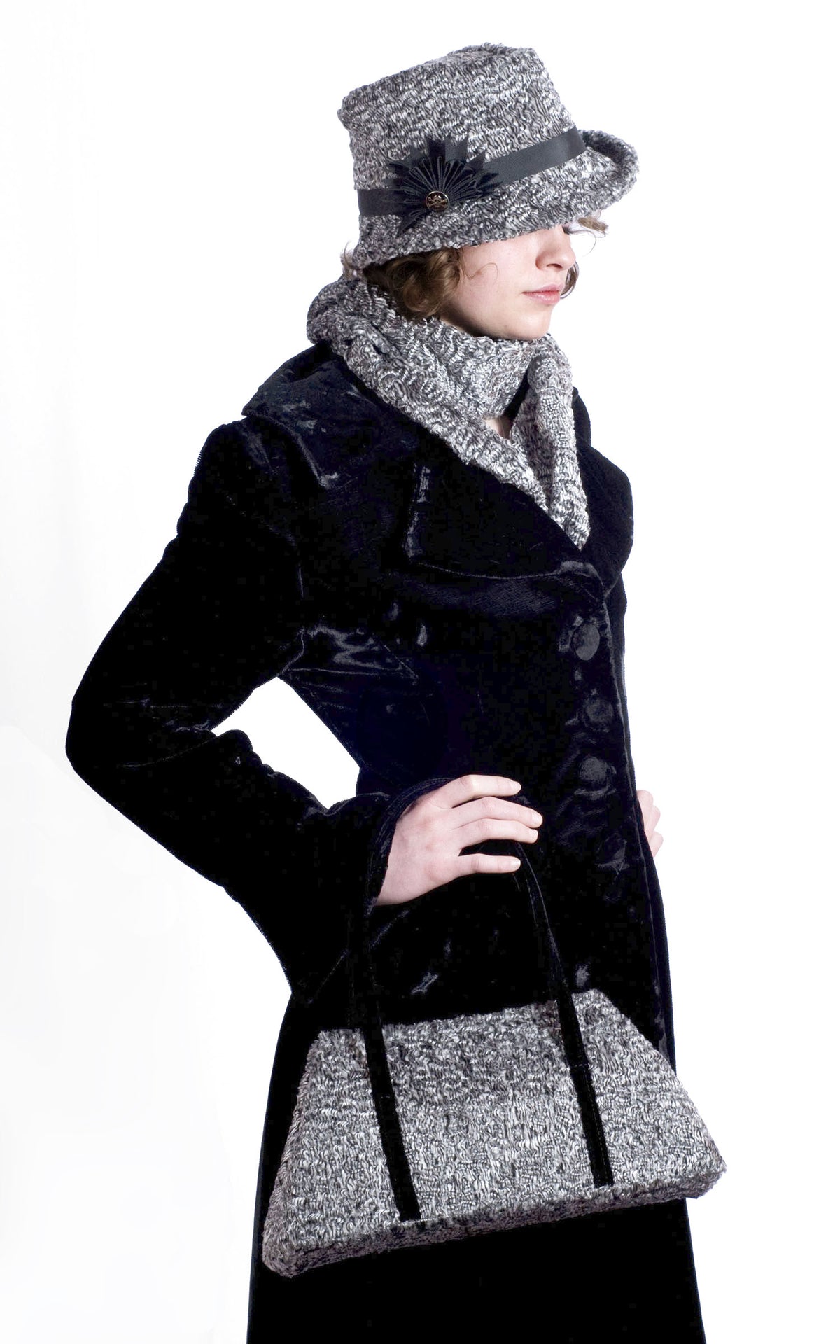 Valencia Style Handbag - in Assorted Faux Furs