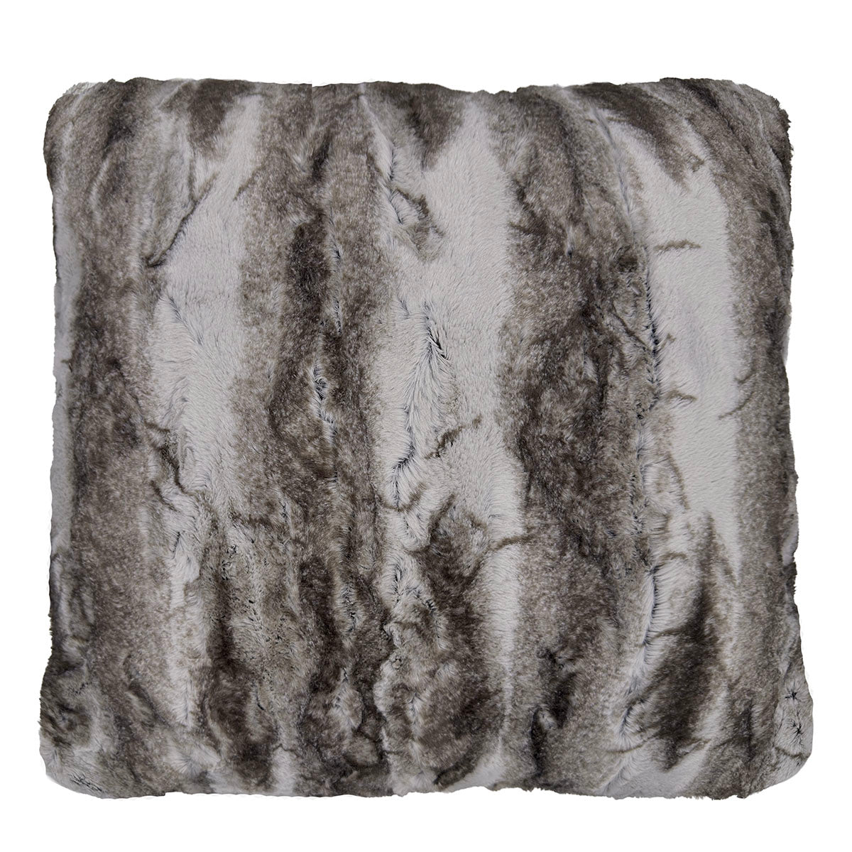 Pillow Sham in Luxury Rock Steady Faux Fur. Made in Seattle, WA, USA by Pandemonium Seattle. 