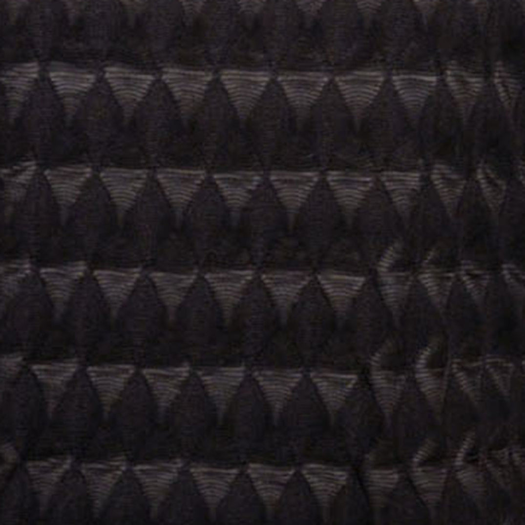Swatch close-up of Black fabric in the LYC/Pandemonium Fractal Collection.