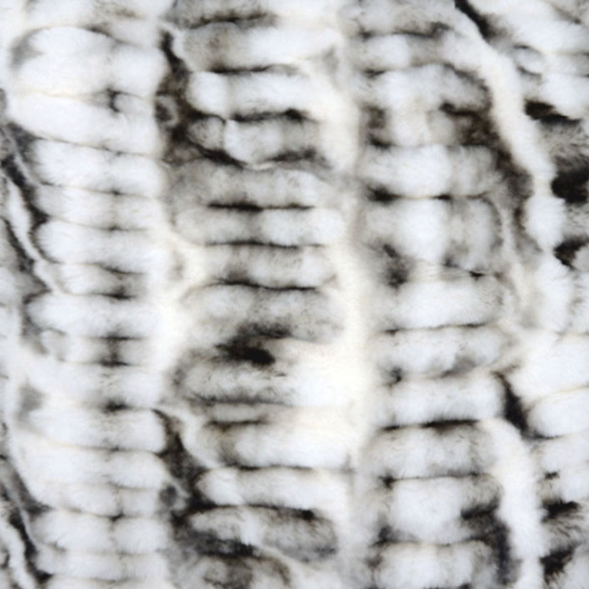 Swatch of Royal Opulence in Aspen Faux Fur. Pull-Thru Scarf made in Seattle, WA, USA by Pandemonium Seattle.