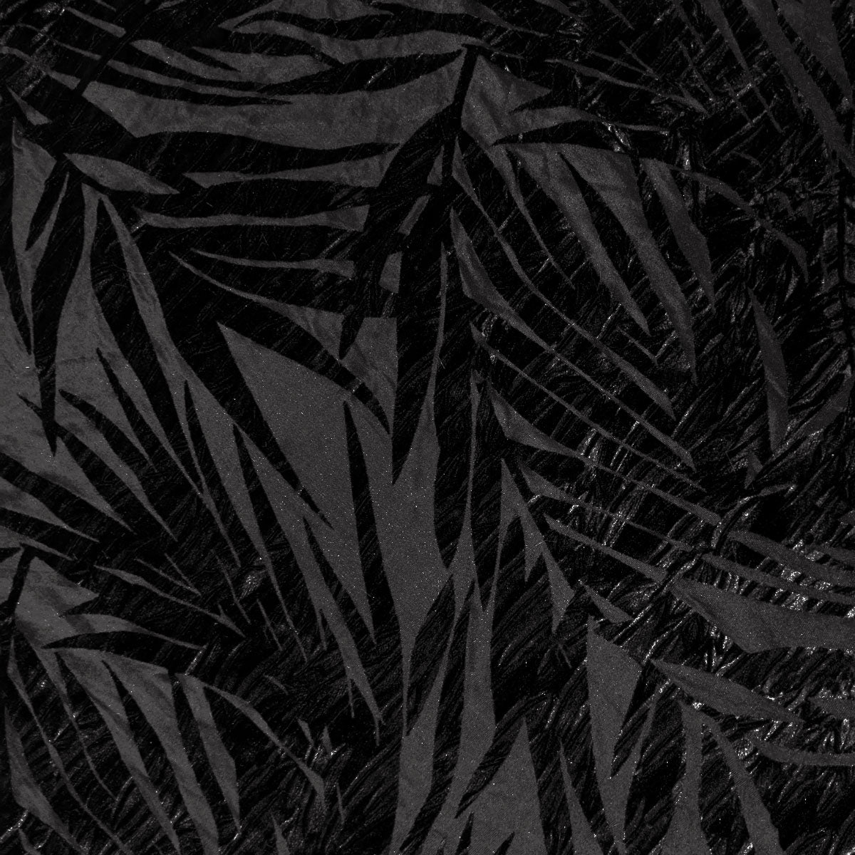 Swatch Image of Midnight Palm Velvet from Leigh Young Collection