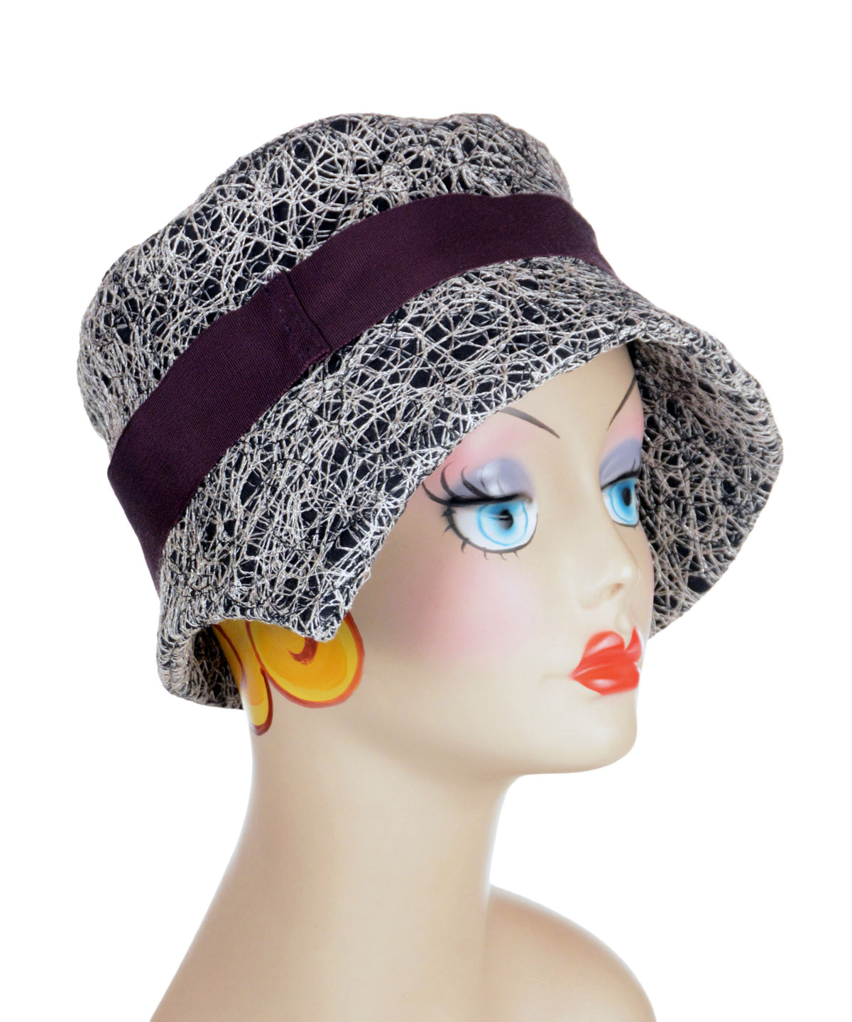 Abigail Hat Style  - Luna in Black (One Medium  Only!)