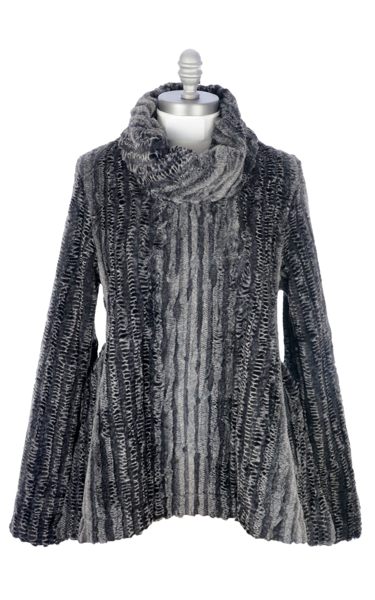 Cowl Pullover Tunic | Luxury Faux Fur in Rattle &#39;N&#39; Shake | Seattle, WA USA