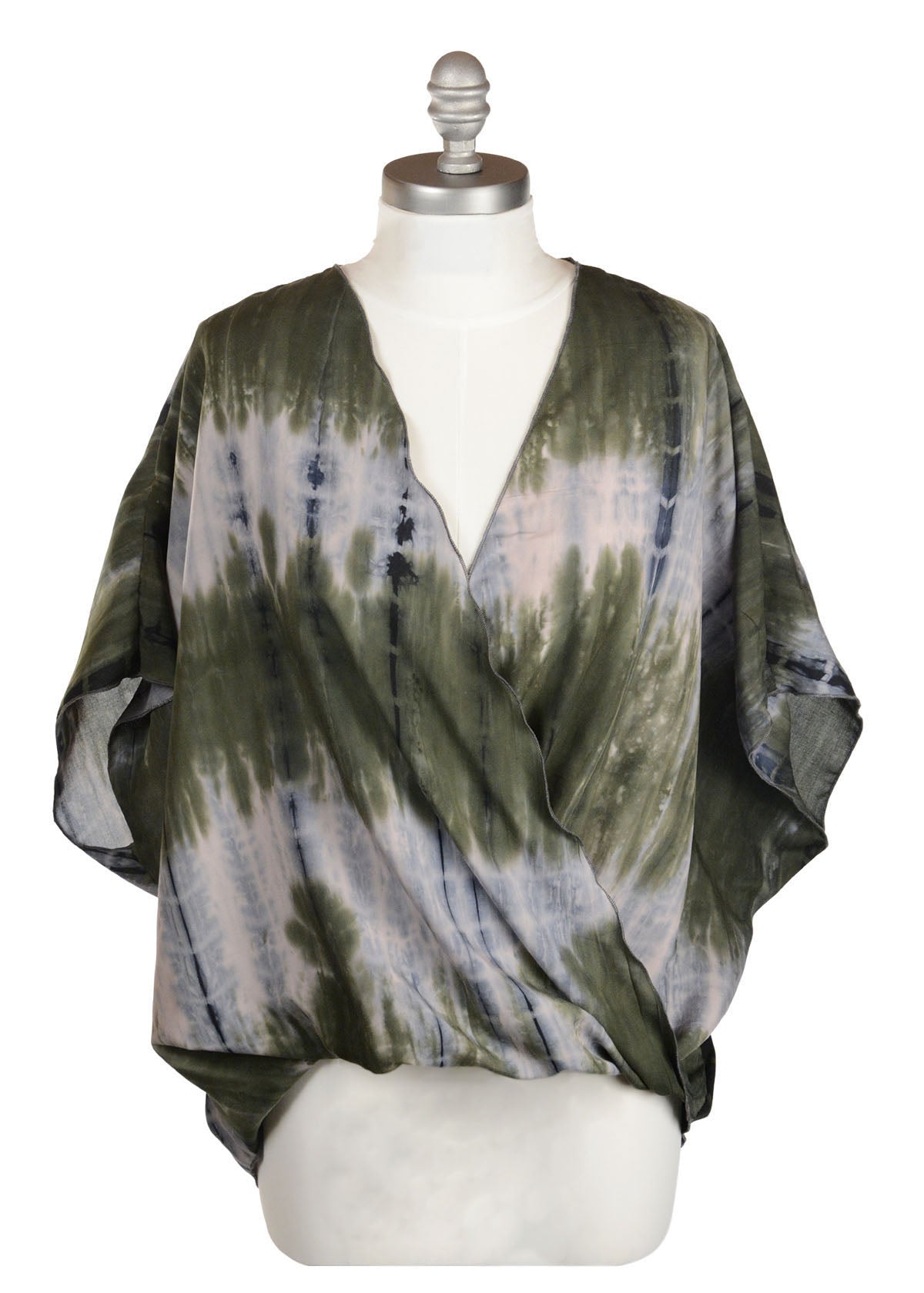 Cross Over Top in Sencha Green from LYC. LYC by Pandemonium is handmade in Seattle, WA, USA.