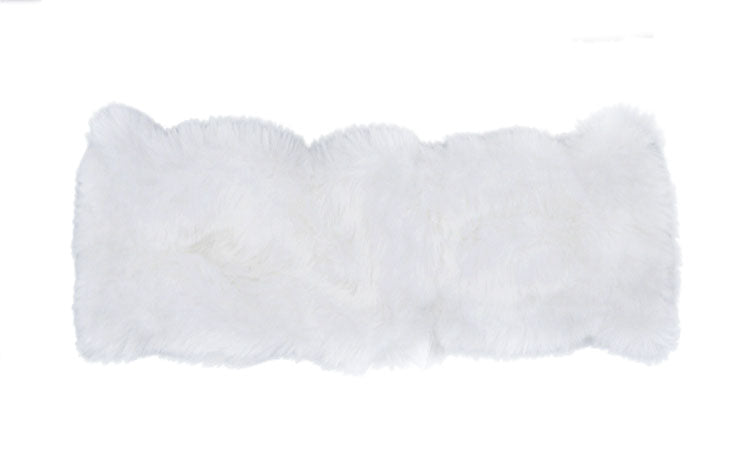 Narrow Ear / Neck Cozy in Heavenly Royal Opulence faux fur. Handmade by Pandemonium Seattle.