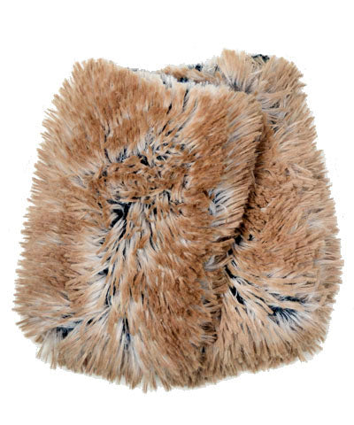 Reversible Fingerless Gloves | Red Fox Faux Fur | Pandemonium Millinery