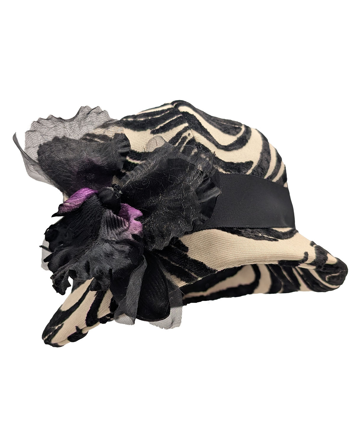 Grace Cloche Style Hat - Waves Upholstery