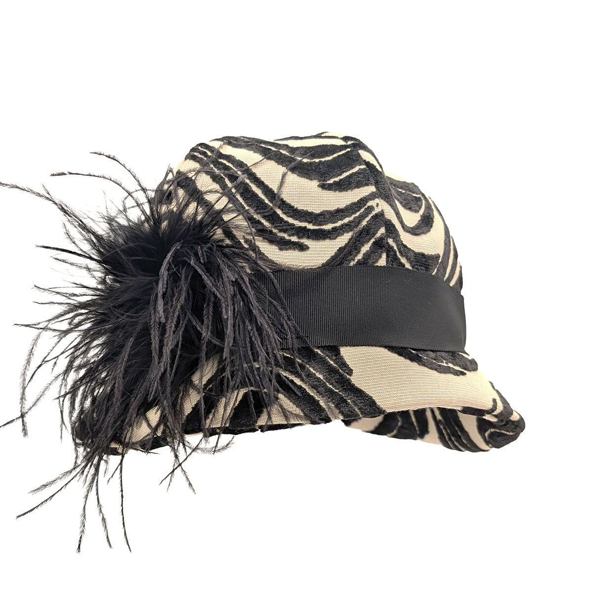 Grace Cloche Style Hat - Waves Upholstery