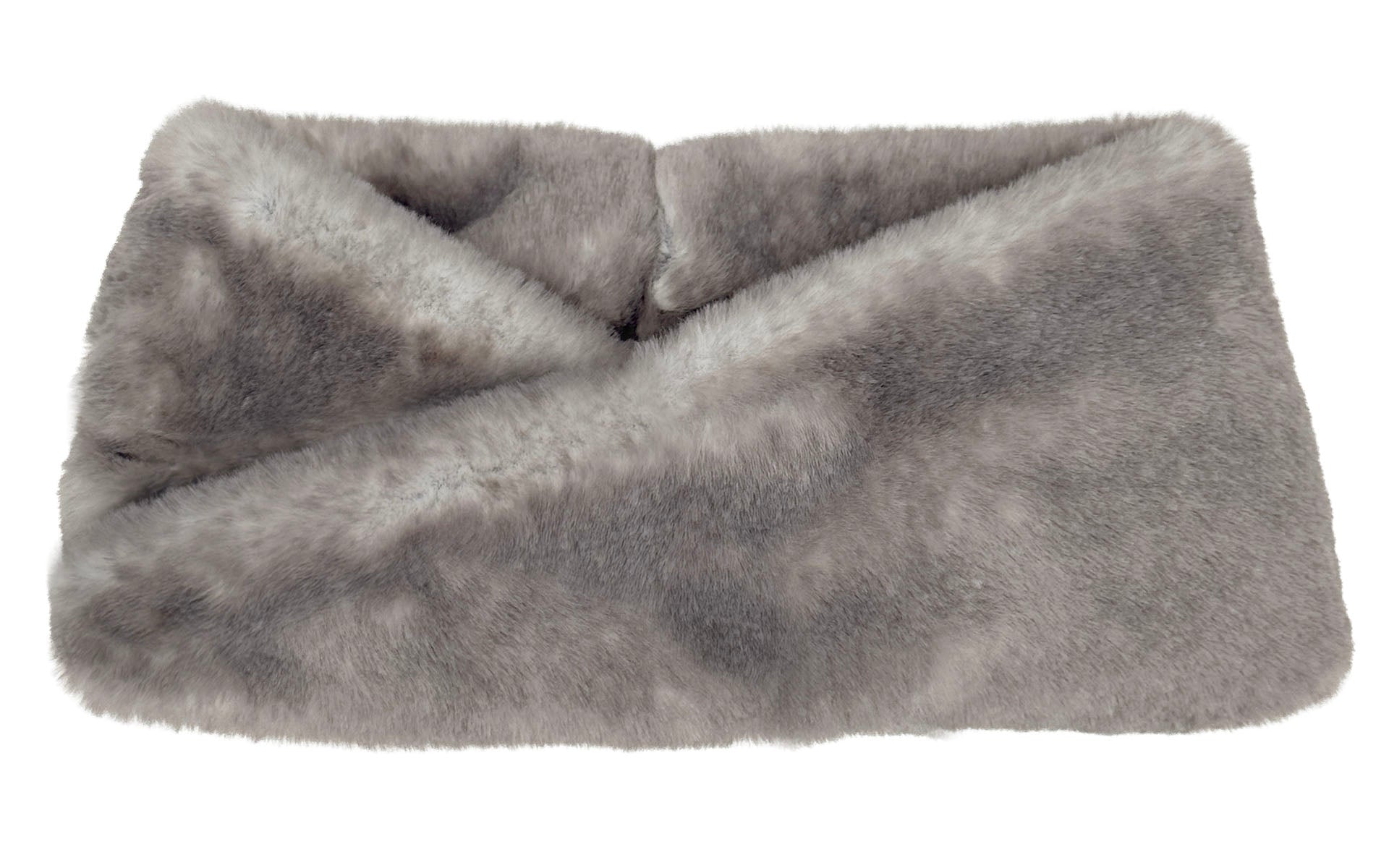 Headband in Coastal Plush Golden Bluff Faux Fur. Made in Seattle, WA, USA by Pandemonium Seattle.