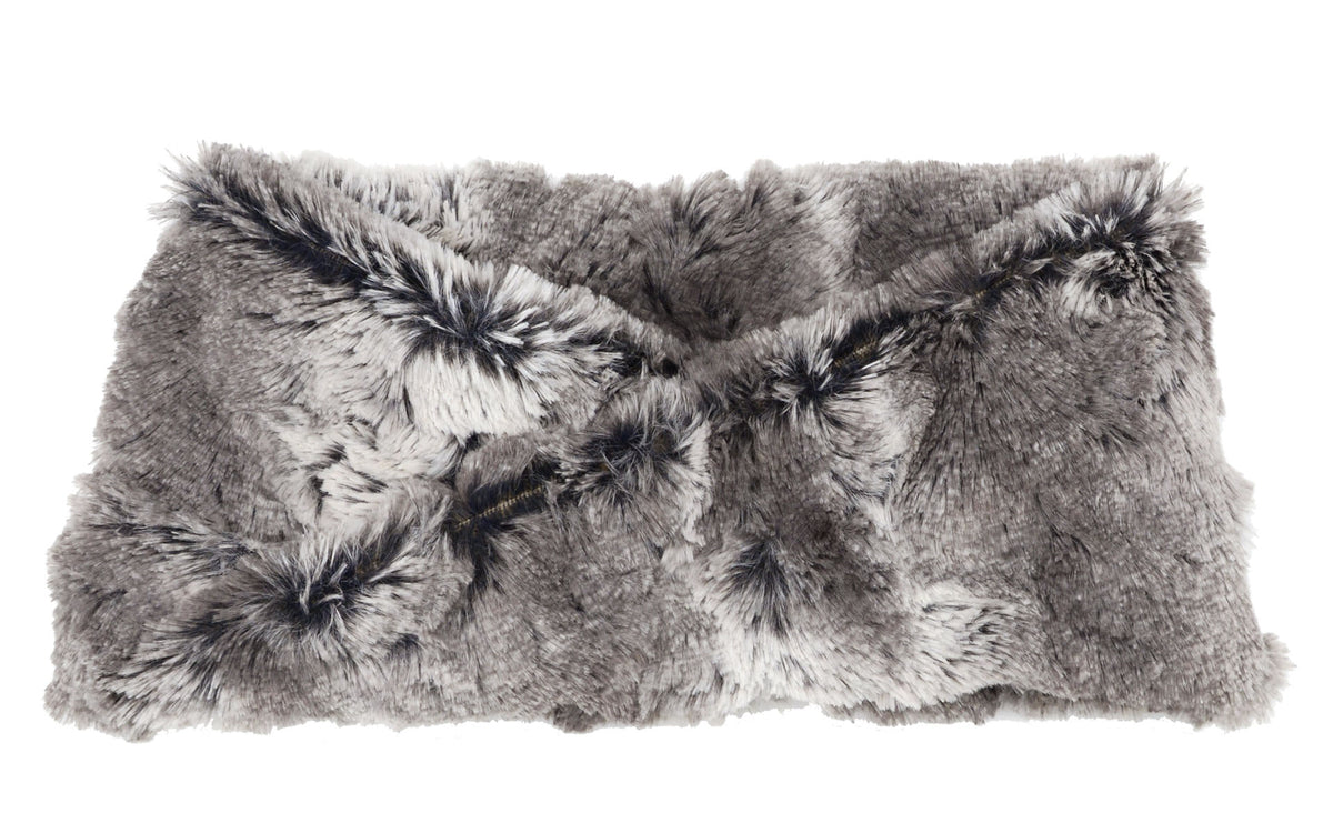 Headband | Seattle Sky Faux Fur | Handmade by Pandemonium Millinery USA