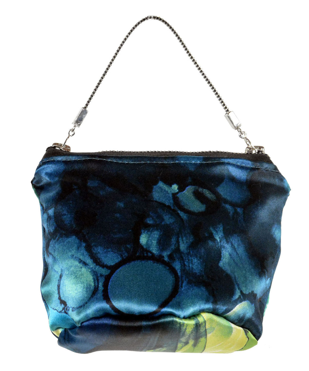 Fiesta Silk in Calypso Ibiza Bag handmade in the USA by Pandemonium Seattle