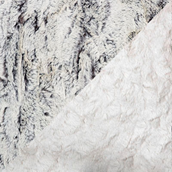fabric swatch of Khaki and ivory faux fur | Handmade in Seattle WA Pandemonium Millinery
