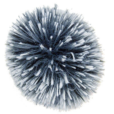 Large Pom - Fox Faux Fur, Multi-Tonal (Blue Steel - Three Left!)