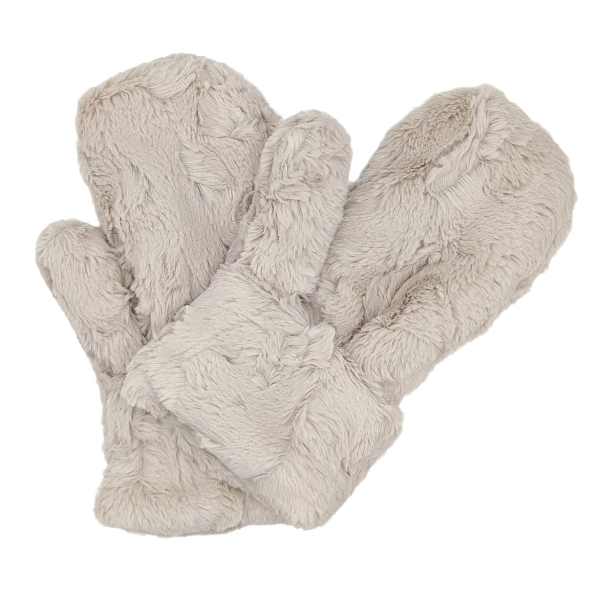 Mittens | Cuddly Sand Faux Fur | Handmade USA by Pandemonium Seattle