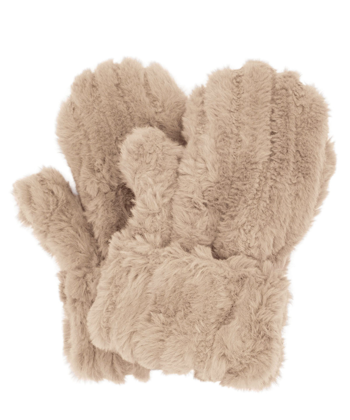 Mittens | Cirrus Honey Faux Fur i | Handmade in Seattle, WA | Pandemonium Seattle