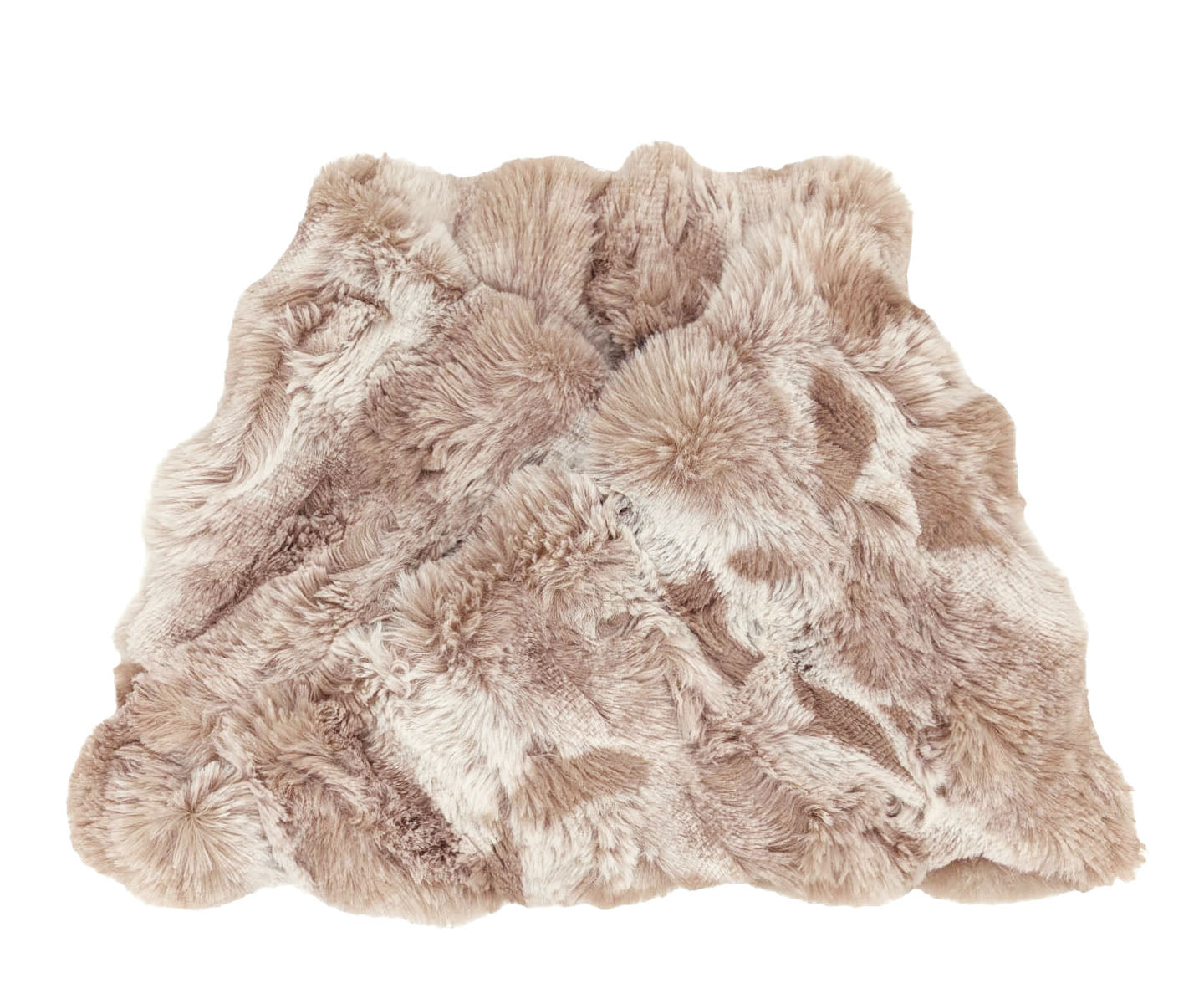 Men's Neck Warmer | Shown in Cloud Walk Faux Fur in Blue Mist | Handmade in Seattle, WA | By Pandemonium Seattle