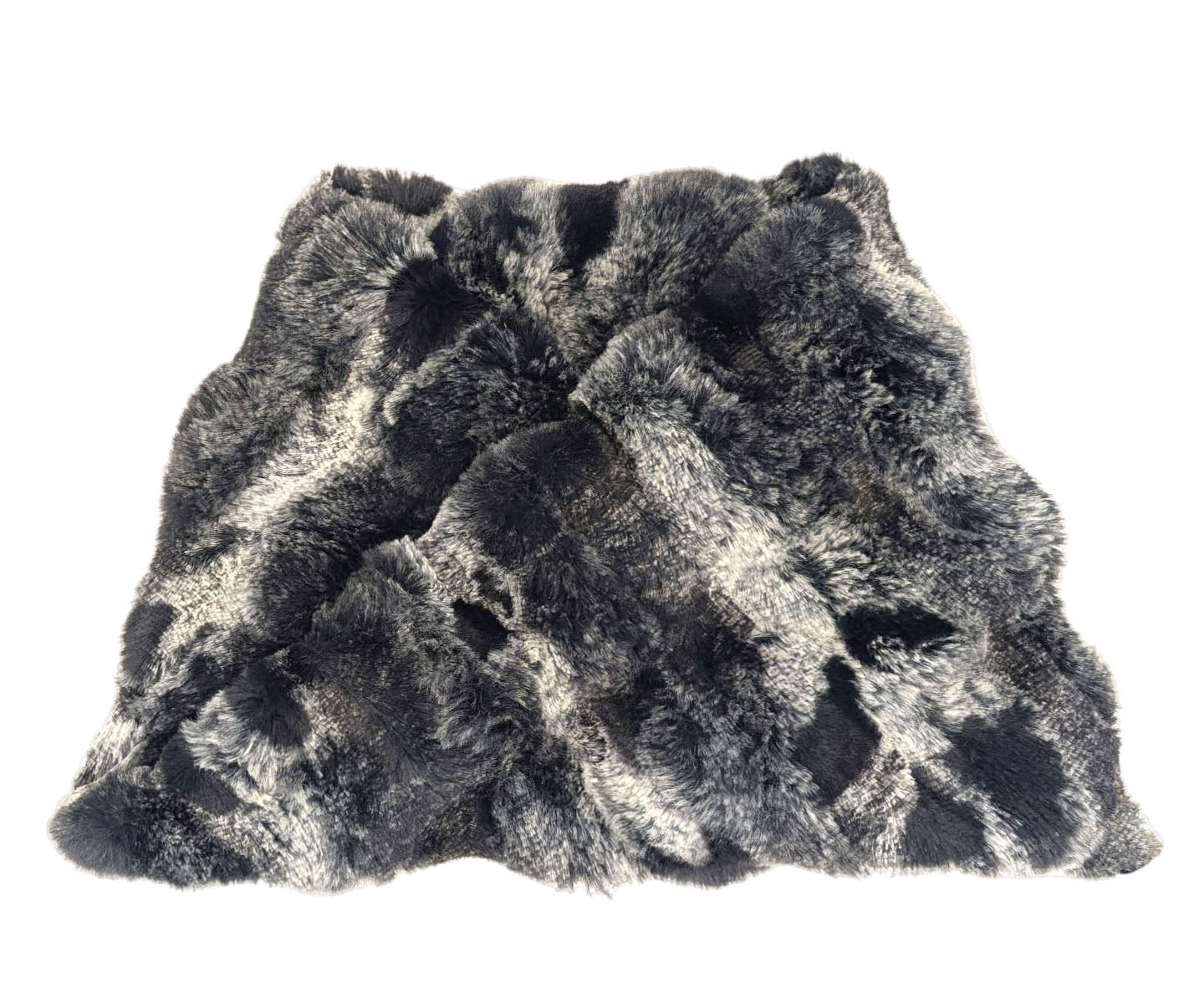 Neck Warmer | Shown in Cloudwalk Faux Fur in Shadow | Handsewn in Seattle, WA | By Pandemonium Seattle