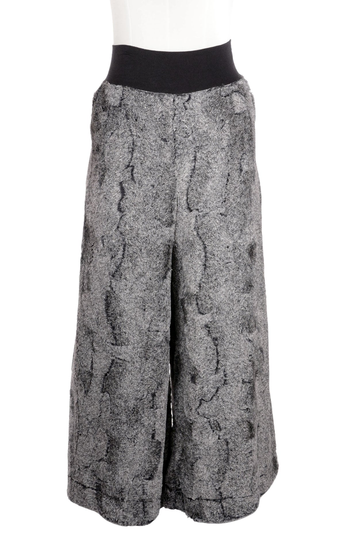NW Pants in Nimbus Faux Fur. Made by Pandemonium Seattle.