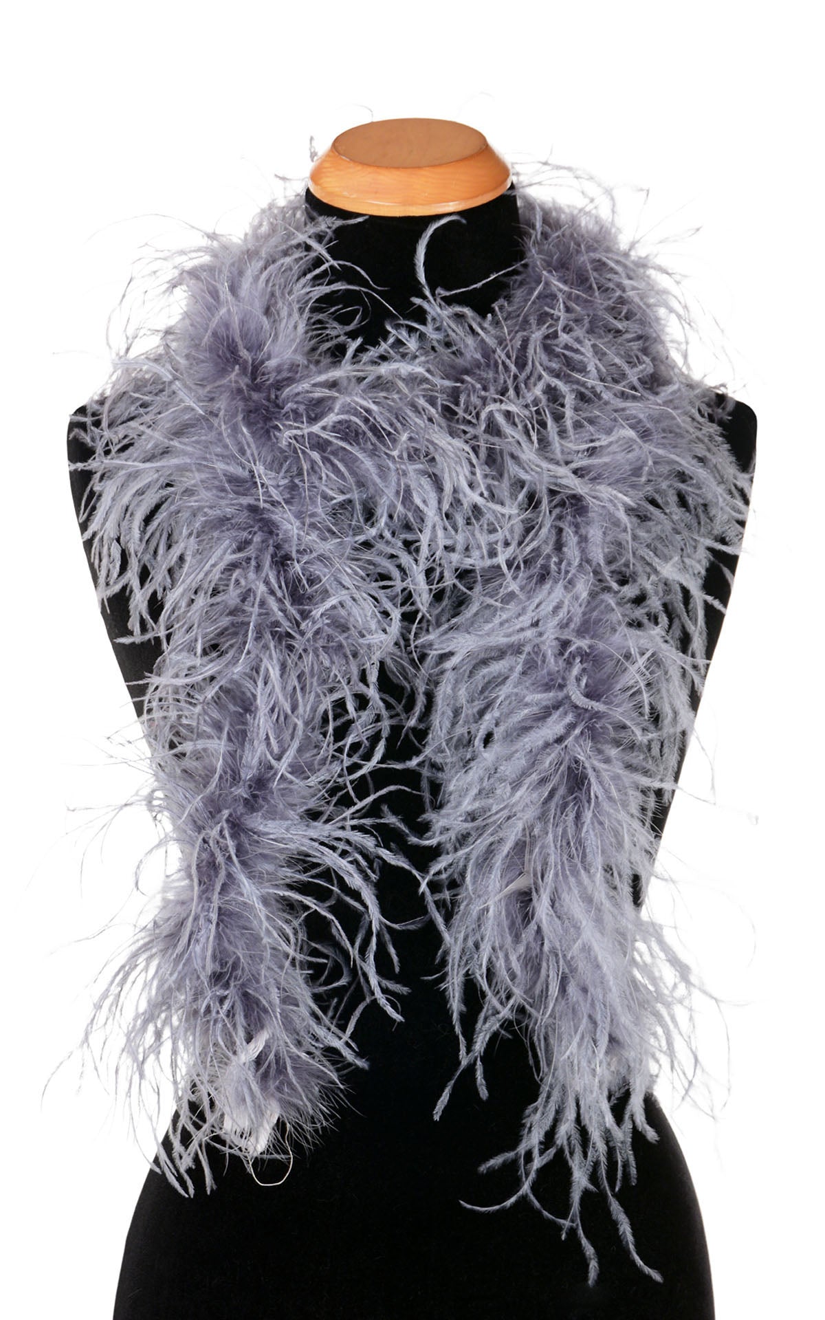 Ostrich Feather Boa | Light Blue Gray | Pandemonium Seattle