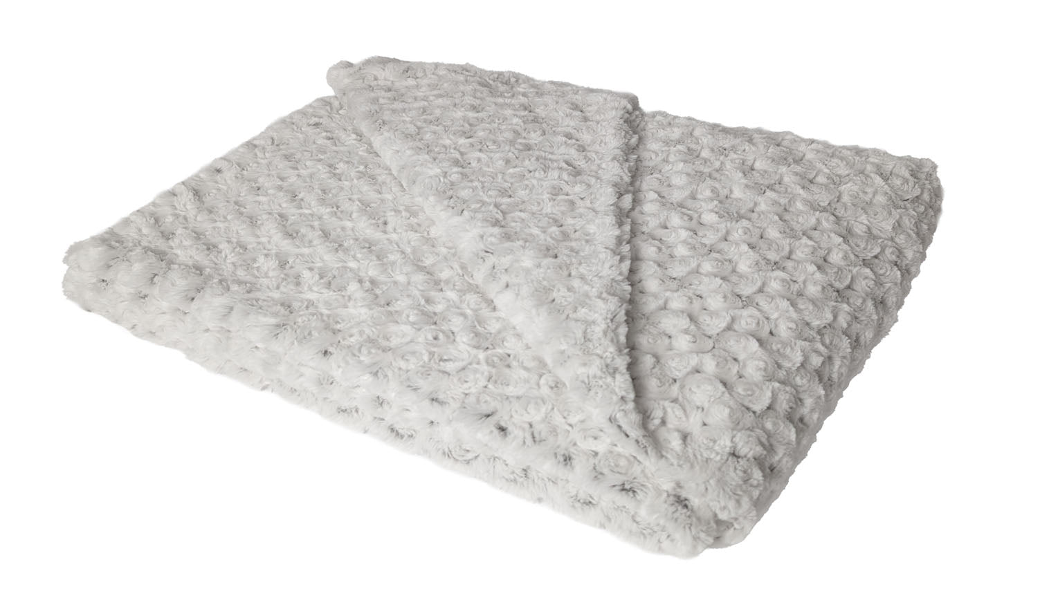 Rosebud Black Faux Fur | Luxury Faux Fur Throws | Pandemonium Millinery
