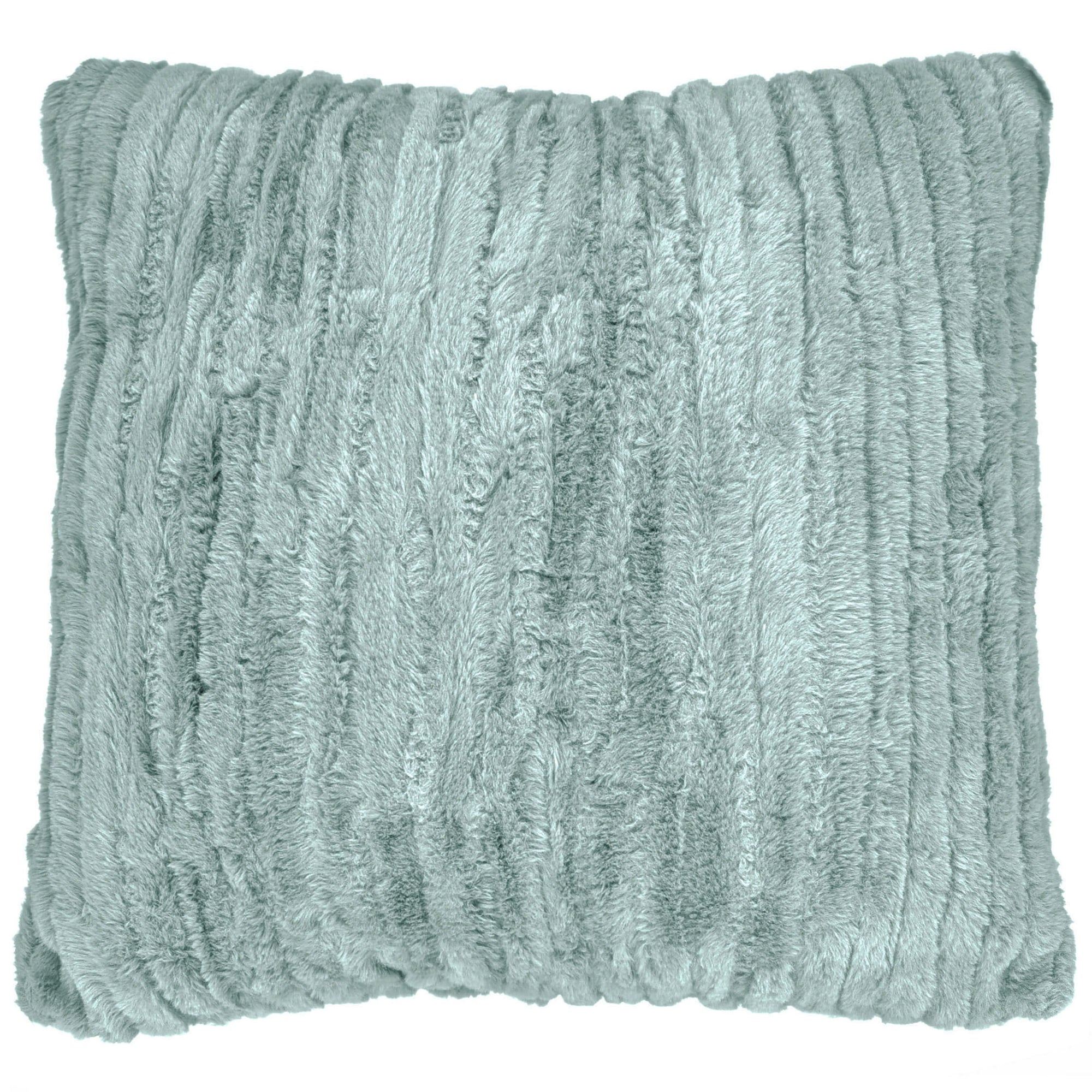 Pillow Sham Front View | Cirrus Faux Fur in Honey | Handsewn in Seattle WA USA | Pandemonium Seattle