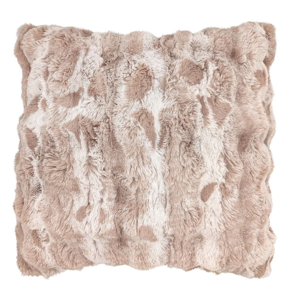 Pillow Sham Front View | Cloudwalk  Faux Fur in Honey | Handsewn in Seattle WA USA | Pandemonium Seattle