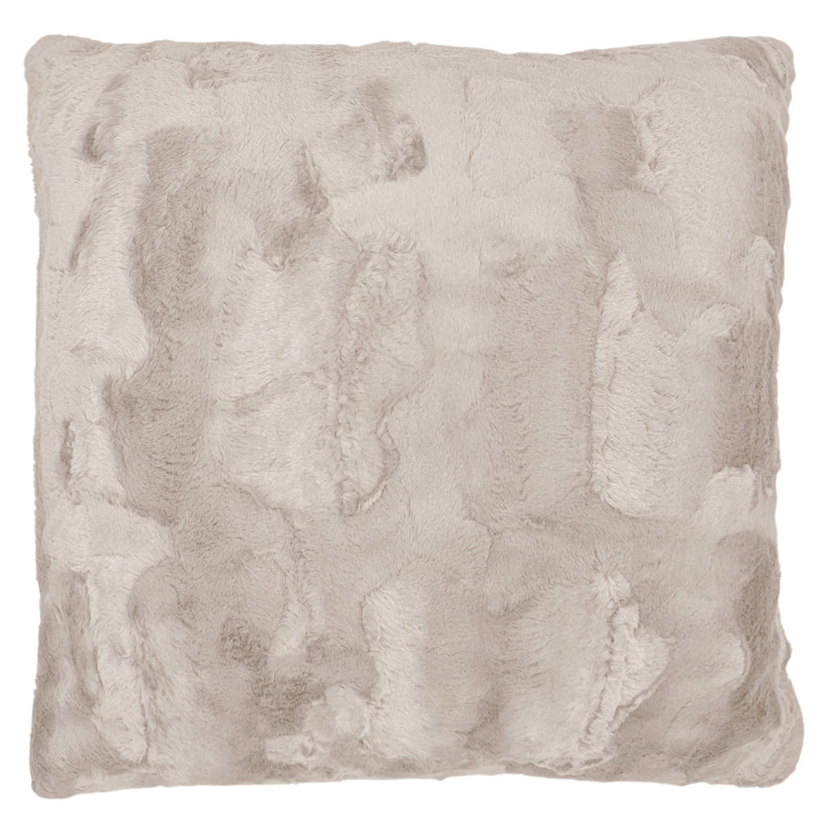 Pillow Sham in Cuddly Sand Faux Fur | Handmade in Seattle WA | Pandemonium Millinery