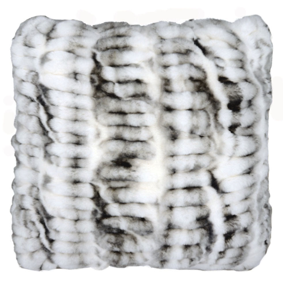 Royal Opulence  Pillow Sham in Aspen Faux Fur  by Pandemonium Seattle.