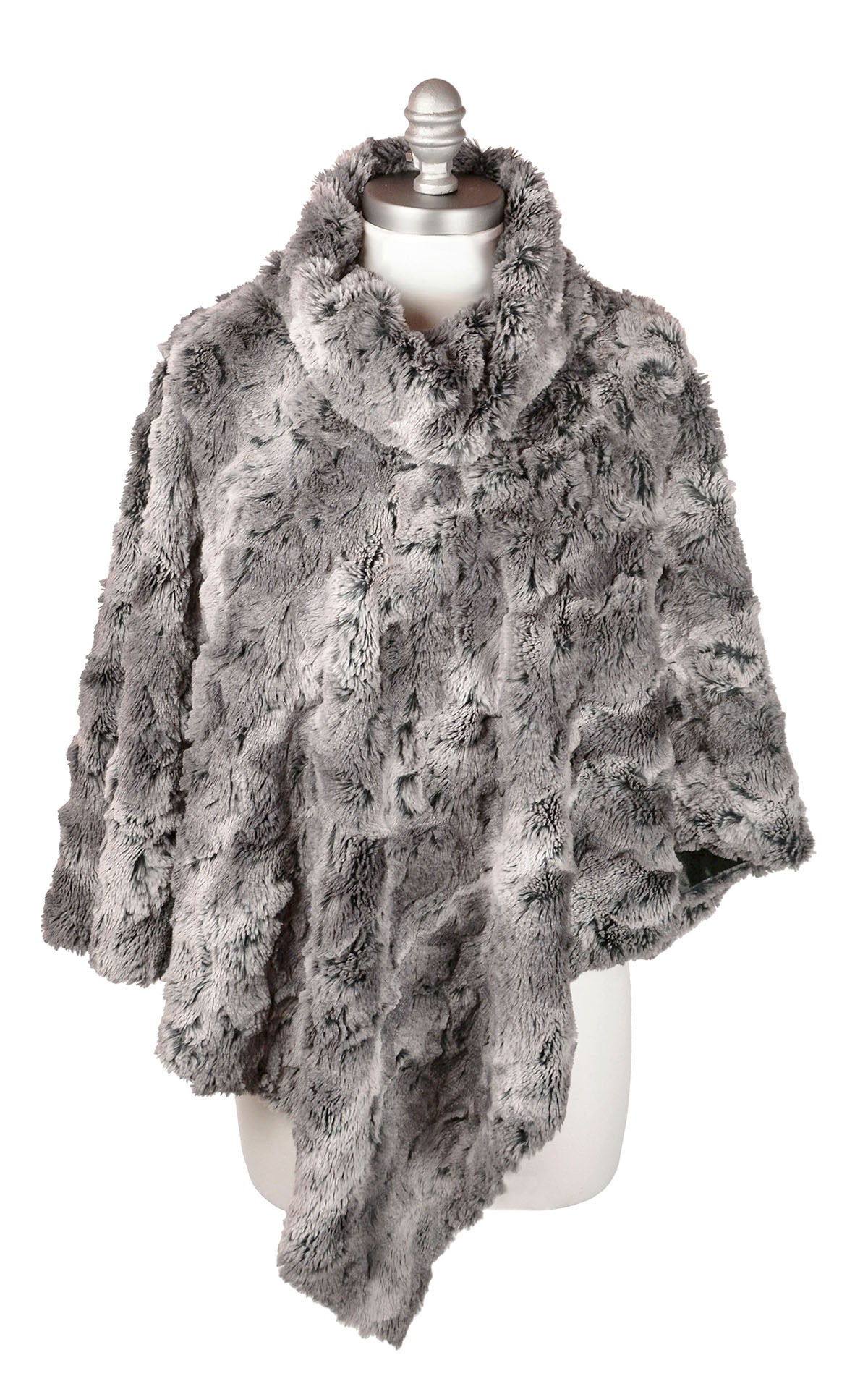 Poncho - Luxury Faux Fur in Seattle Sky(Sold Out!)