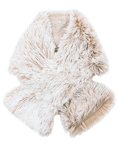 Pull-Thru Scarf | Foxy Beach Faux Fur | Handmade by Pandemonium Seattle USA