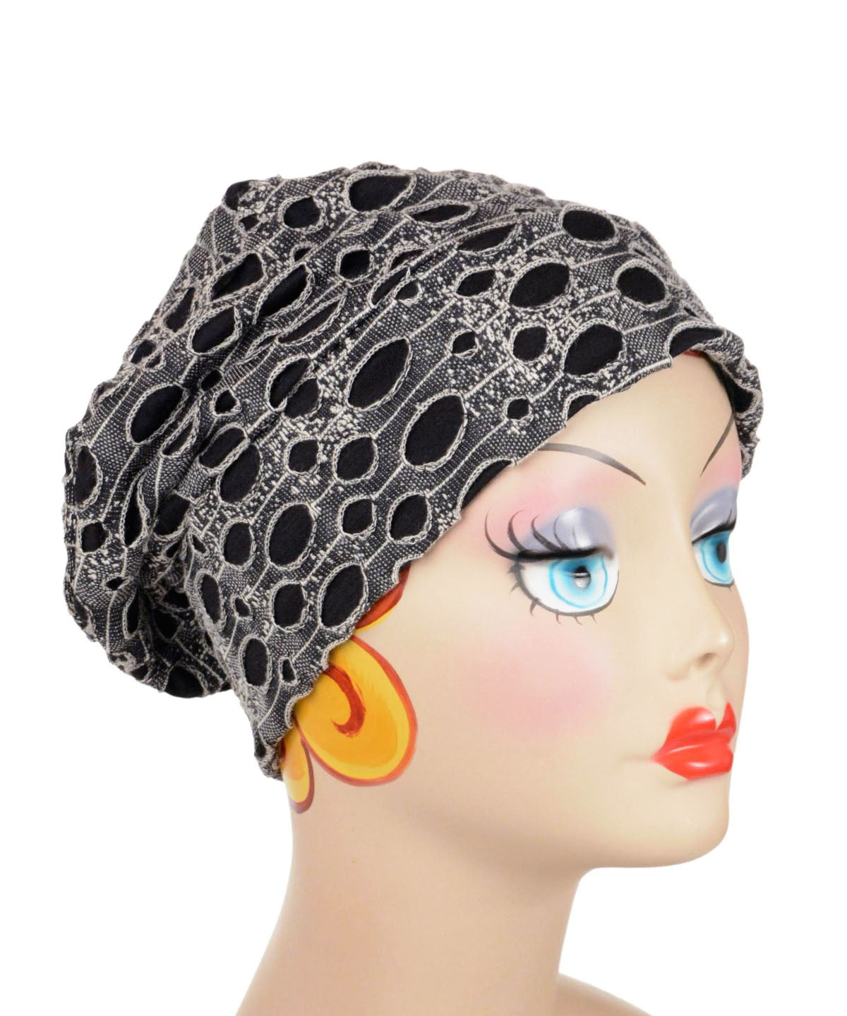 Women's Rowdie Hat in Lunar Landing with Abyss | Handmade in Seattle WA | Pandemonium Millinery