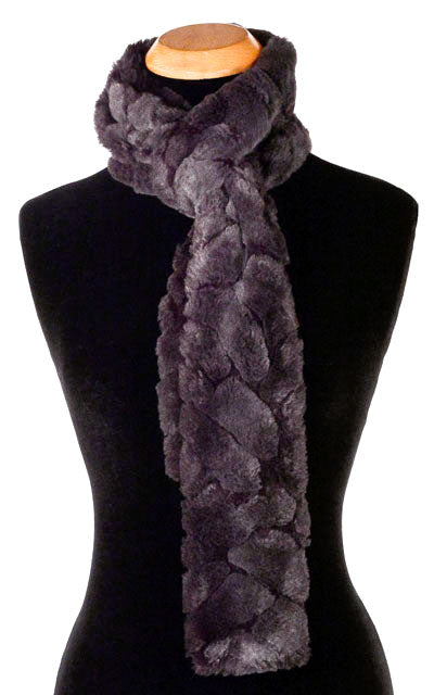 Classic Scarf - Luxury Faux Fur in Aubergine Dream - Sold Out!