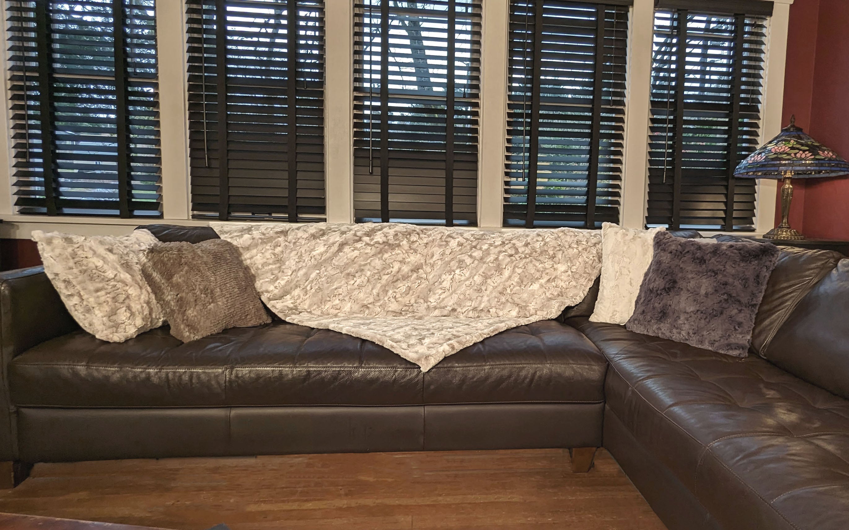 Pillows | cafe au Lait Faux Fur | Handmade in the USA by Pandemonium Millinery