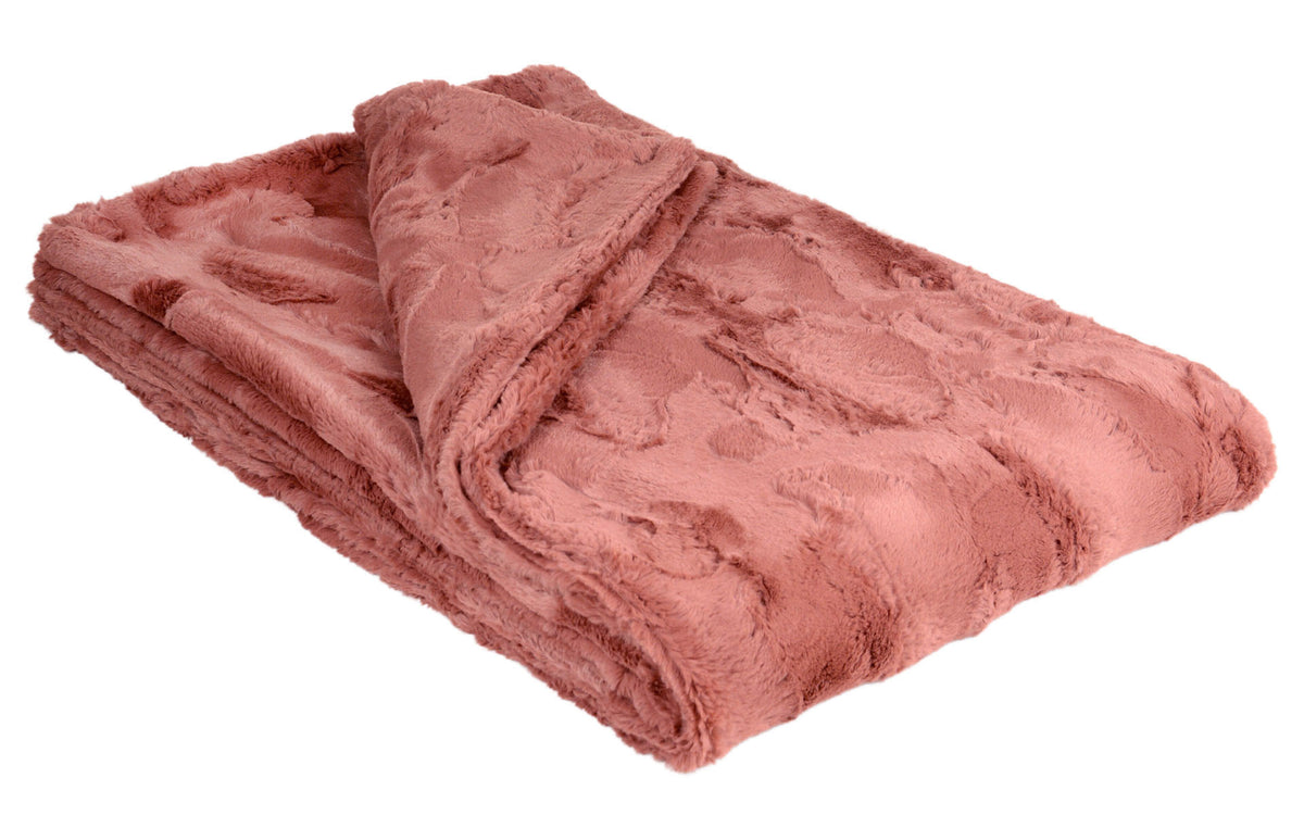 Copper River Blanket | Luxury Faux Fur Throws | Pandemonium Millinery | Made in Seattle, WA