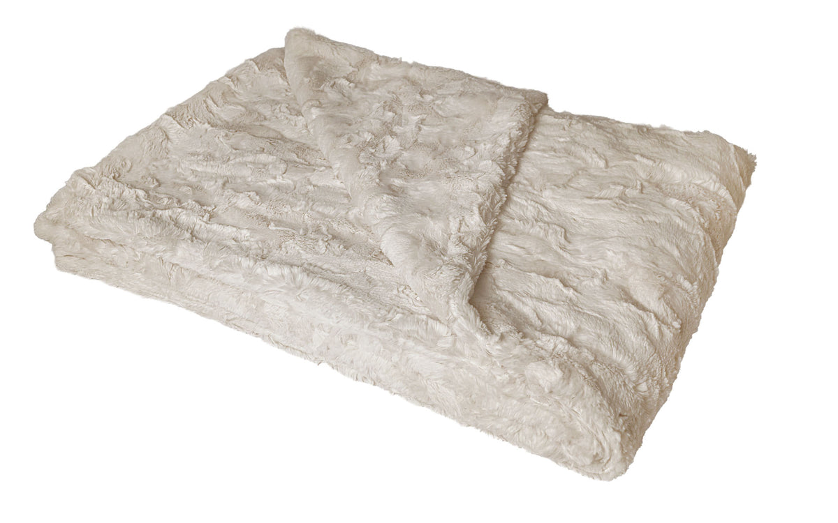 Cuddly Sand Pet Blanket | Luxury Faux Fur Throws | Pandemonium Millinery | Made in Seattle, WA
