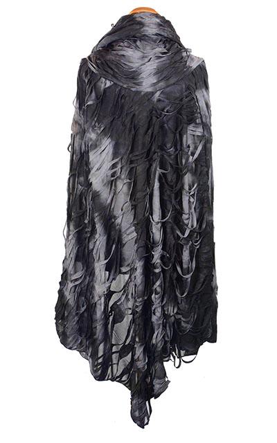 Badlands Cloak in Andromeda Celestial Trellis. Back view of the cloak. Leigh Young Collection | Seattle Washington