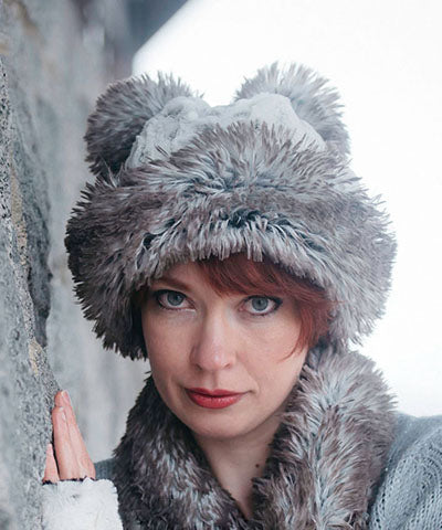 Bear Beanie Hat - Assorted Fox Faux Furs