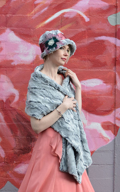 Luxury Faux Fur In Winter River  Made In Seattle