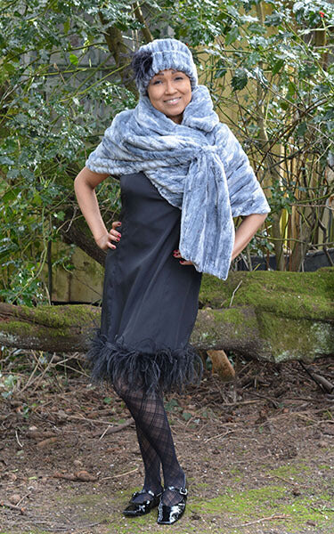Shrug Wrap - Luxury Faux Fur in Glacier Bay (Sold Out!)