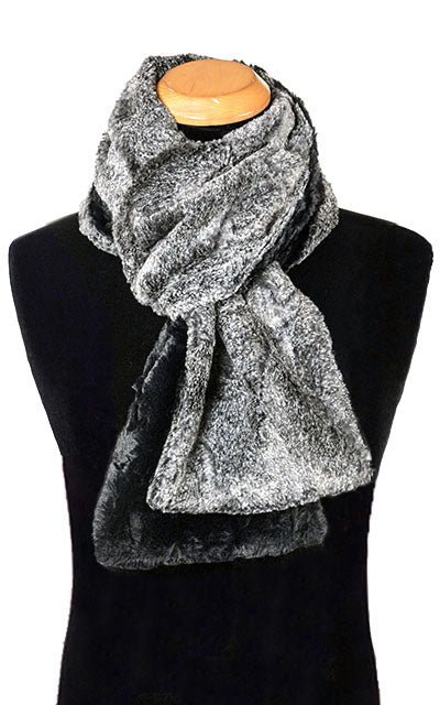 Men's Classic Scarf - Two-Tone, Luxury Faux Fur in Nimbus (Limited Availability!)