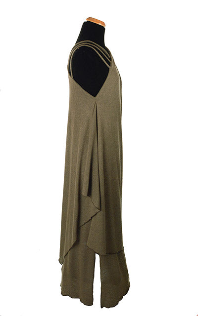 product shot of Moab Dress in Mezcal Side view