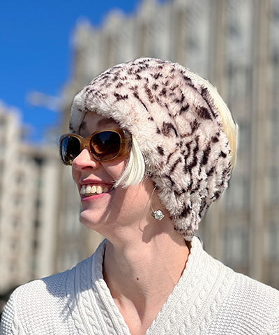 Ear / Neck Cozy - Royal Opulence Faux Furs (Merlot - Limited Availability) (Wholesale)