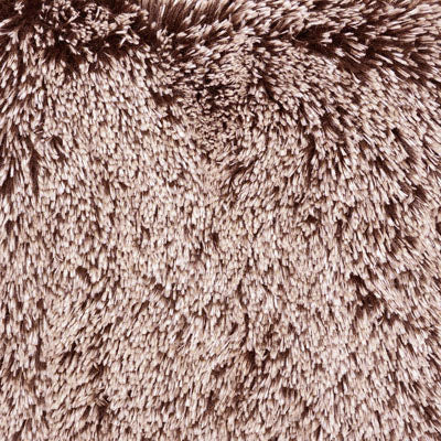 swatch of Brown Fox Faux Fur with cream tips