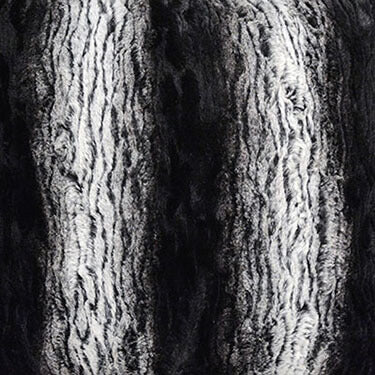 Civvy Face Mask (Pleated) - Smouldering Sequoia Luxury Faux Fur Swatch - Pandemonium Millinery - Handmade Seattle, WA USA