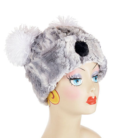 Bear Beanie Hat - Assorted Short Faux Furs