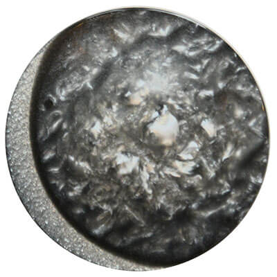 Button in Silver Gray Moonlight | Pandemonium Millinery