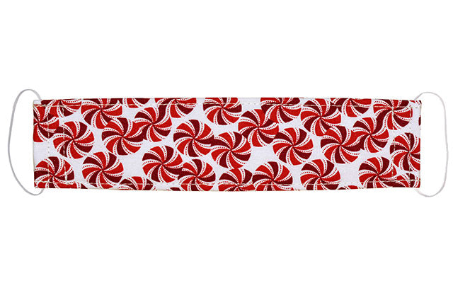 Men's Civvy Face Mask (Box) - Ski Lodge Holiday Collection - Handmade Pandemonium Millinery Seattle WA USA