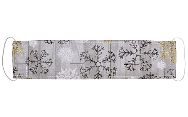 Men's Civvy Face Mask (Box) - Ski Lodge Holiday Collection - Handmade Pandemonium Millinery Seattle WA USA