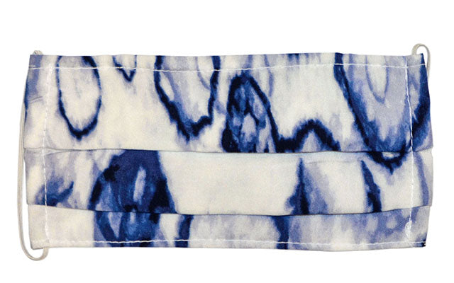 Pandemonium Millinery The Civvy Face Mask (Basic Pleated) - Crystal Raindrops Accessories