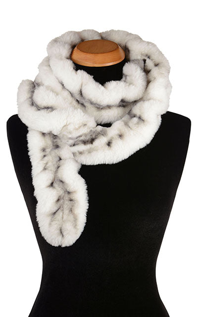 Royal Opulence Skinny Scarf in Aspen. Handmade by Pandemonium Seattle.